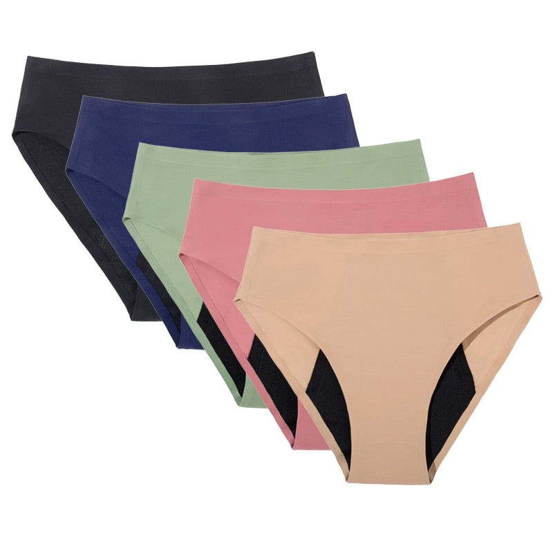 Smeless Seamless Period Panties Fashion Print Stain Free Underwear