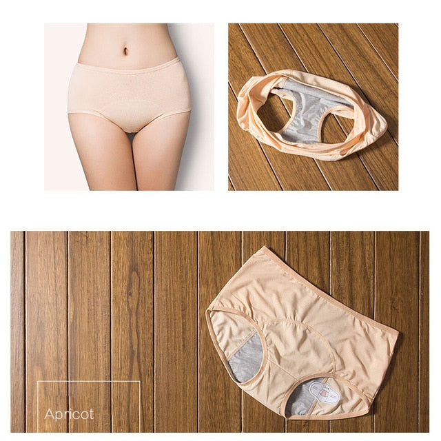 Absorbent Period Panty Underwear with Inner Layer Panties Undies