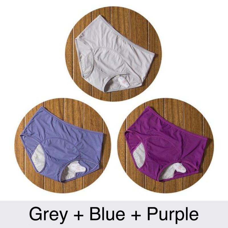 7pcs Value Pack - High Waist Cotton LYRA Menstrual Underwear
