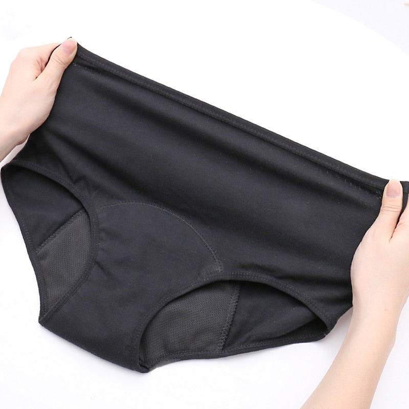 Meeway Womens Underwear Period Panties Leak-Proof Organic Cotton